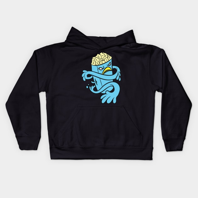 Graffiti Popcorn Kids Hoodie by James P. Manning